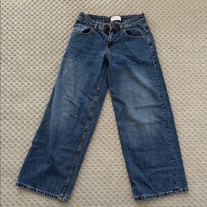 Motel Rocks Denim Wide-Leg Pants